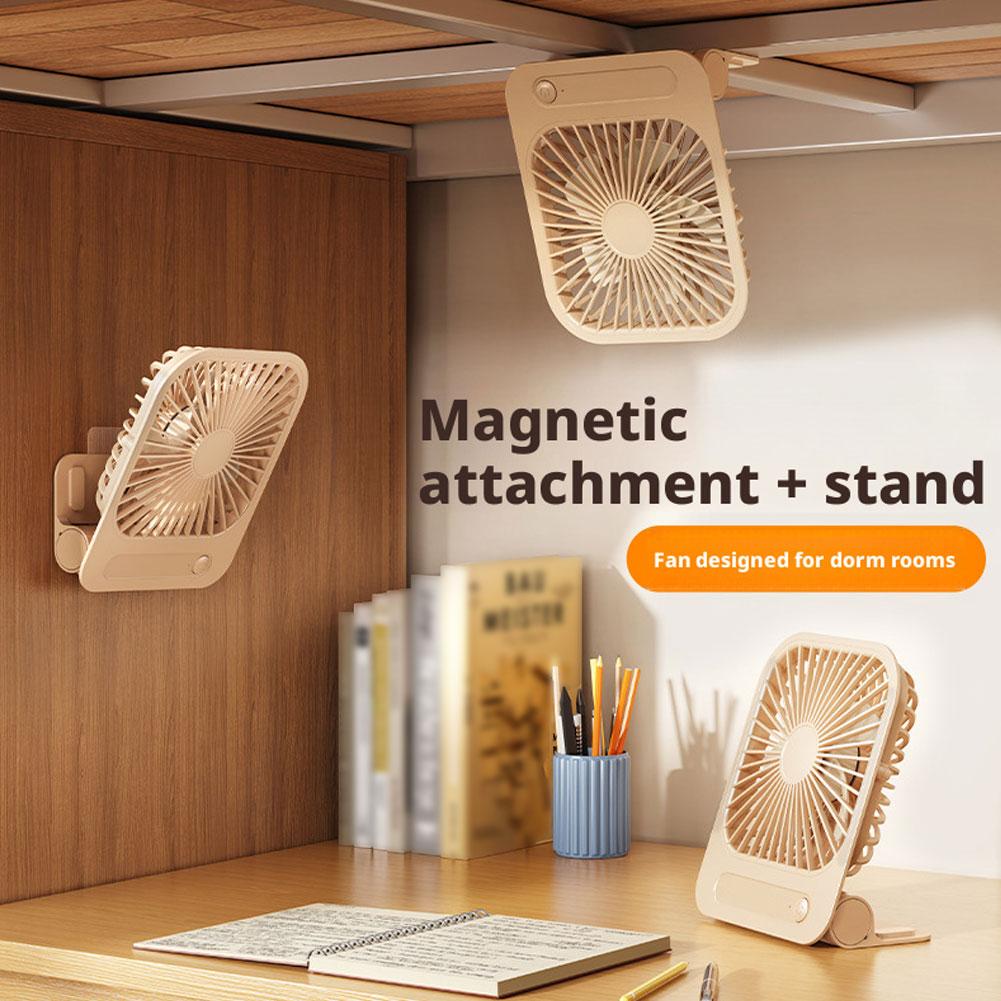 Office Furniture Brands - 超薄型磁気冷却ファンテーブルデスクファン USB 充電式壁掛けファン学生デスクトップファンオフィスホームキッチン用