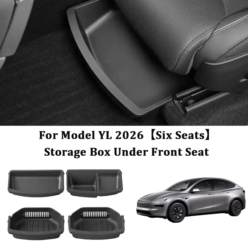 Drawer Organizer Tray - シート下収納ボックステスラ 2026 モデル YL 6 席