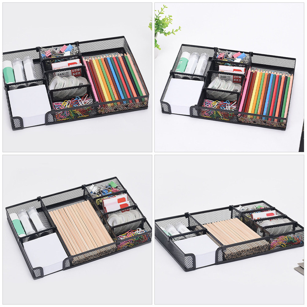 オフィス収納トレイ メタルデスクオーガナイザー DIY多層メ - Drawer Organizer Tray のレビューと価格