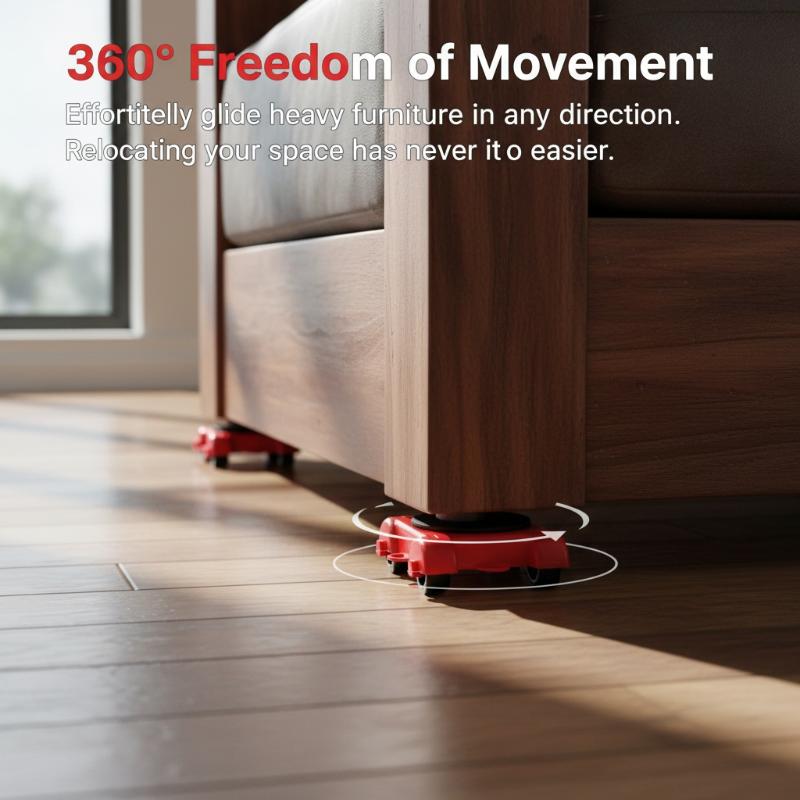 頑丈な家具リフター 5～8個のローラーとホイールバー付き 家 - Office Furniture Loft のレビューと価格
