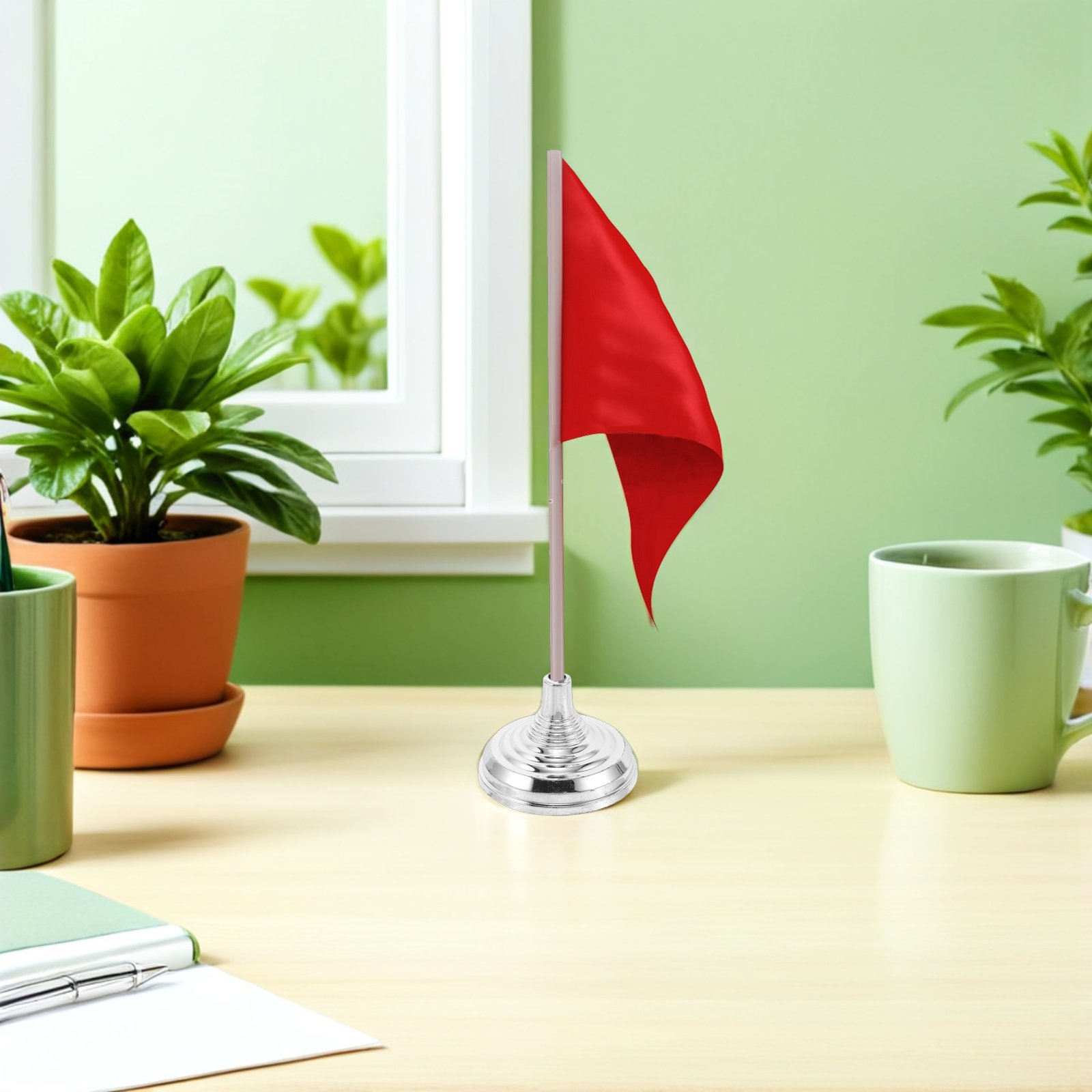 12個のシルバーミニデスクフラグスタンドベースコンパクトで安 - Office Furniture Brands のレビューと価格
