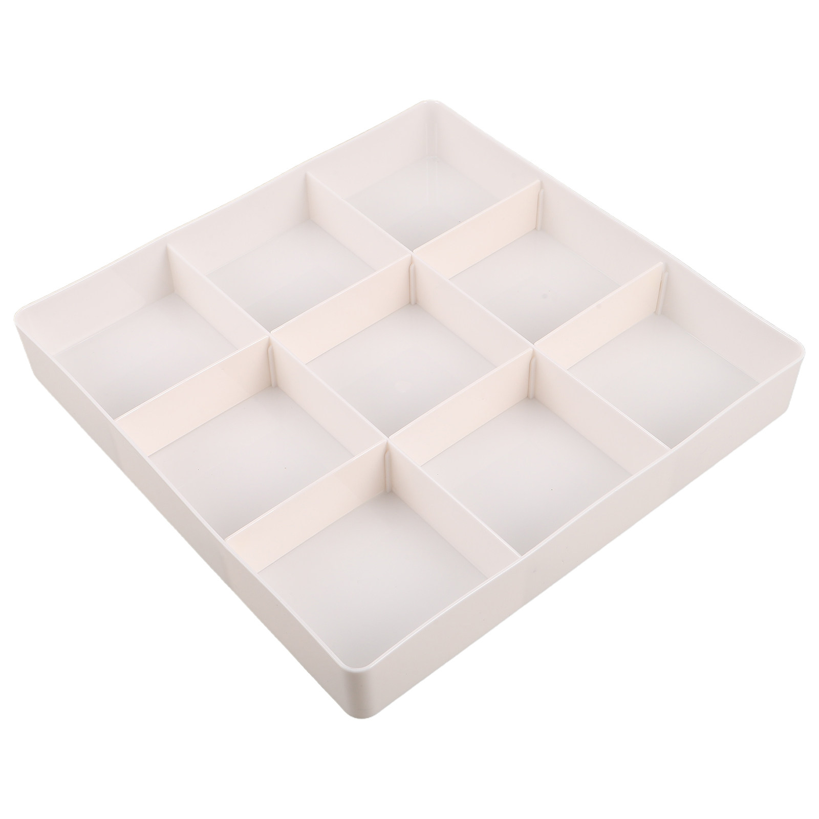 調整可能なメイクアップ引き出しオーガナイザー 透明な多層仕切 - Drawer Organizer Tray のレビューと価格