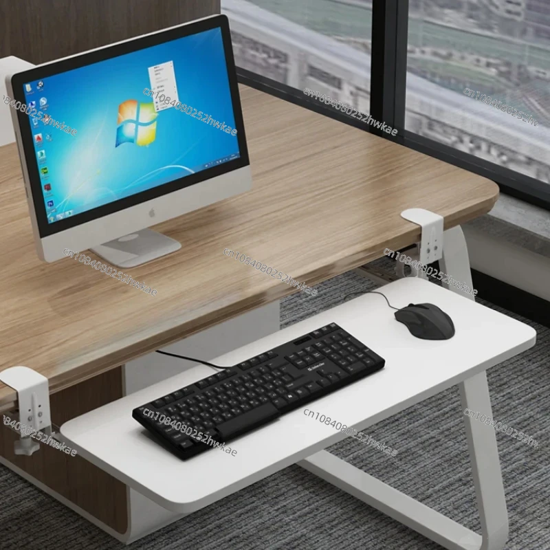 クランプオンキーボードトレイ人間工学に基づいたスライド式デス - Drawer Organizer Tray のレビューと価格
