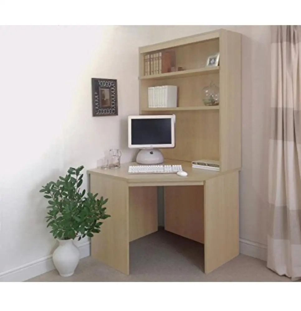 Sコーナーデスクユニットコンピューターテーブルホームオフィス - Office Furniture Uk のレビューと価格
