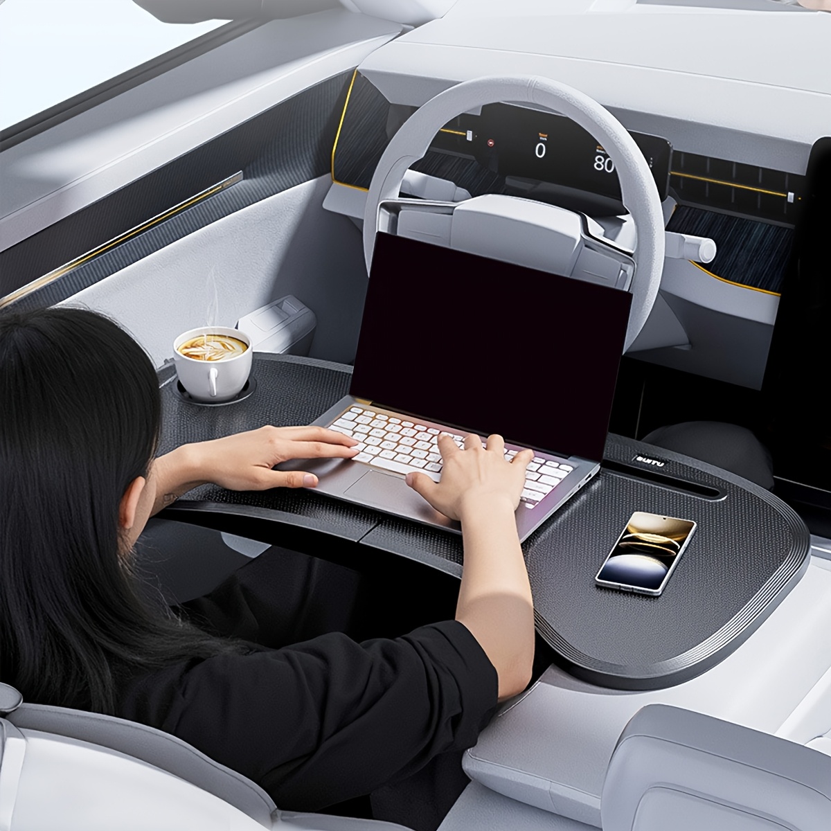 1 個車用折りたたみ式ステアリングホイールテーブル車用収納テ - Office Furniture Brands のレビューと価格